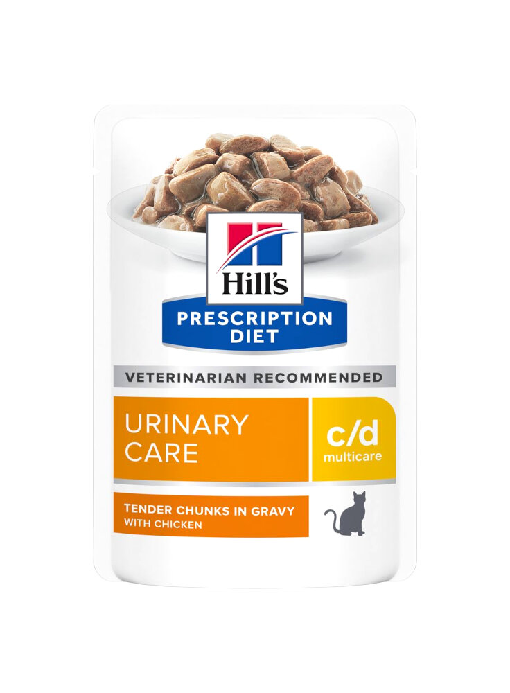 Hill's PRESCRIPTION DIET c/d Multicare alimento per gatti con pollo 12x85g